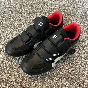 Peloton Black & Red Cycling Shoes